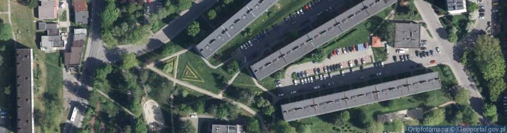 Zdjęcie satelitarne Wrzosowa ul.