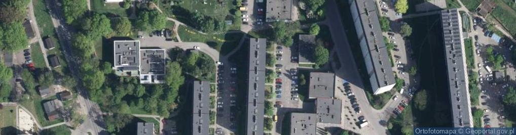 Zdjęcie satelitarne Wrzosowa ul.