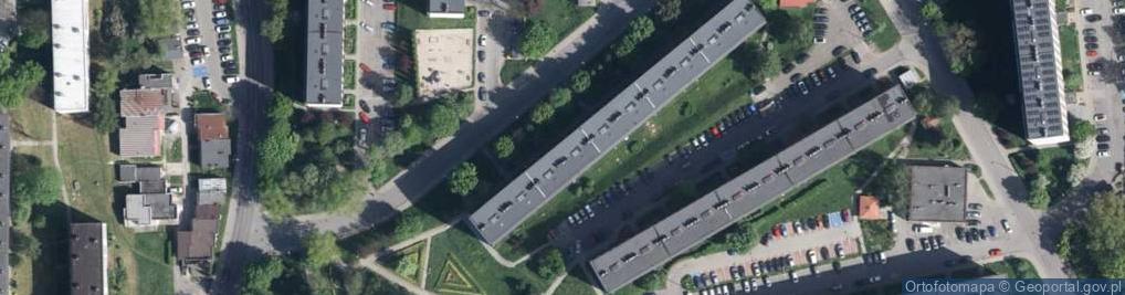 Zdjęcie satelitarne Wrzosowa ul.