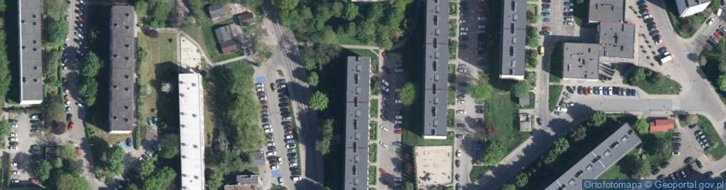 Zdjęcie satelitarne Wrzosowa ul.