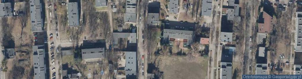 Zdjęcie satelitarne Wróbla ul.