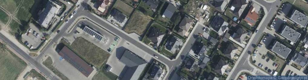 Zdjęcie satelitarne Wrzosowa ul.