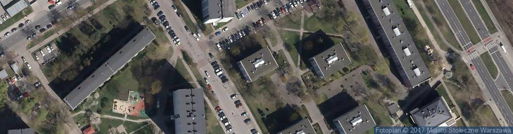 Zdjęcie satelitarne Wrzeciono ul.