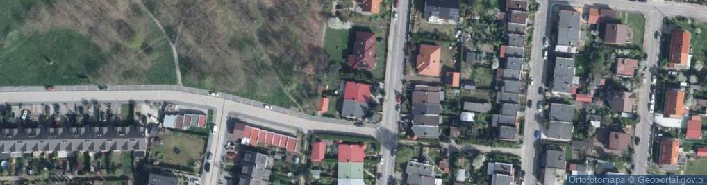 Zdjęcie satelitarne Wrzosowa ul.