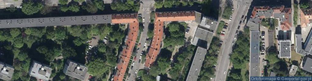 Zdjęcie satelitarne Wróbla ul.
