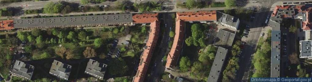Zdjęcie satelitarne Wróbla ul.