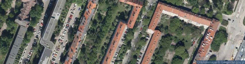 Zdjęcie satelitarne Wróbla ul.