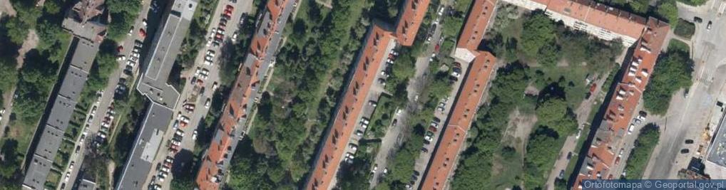 Zdjęcie satelitarne Wróbla ul.