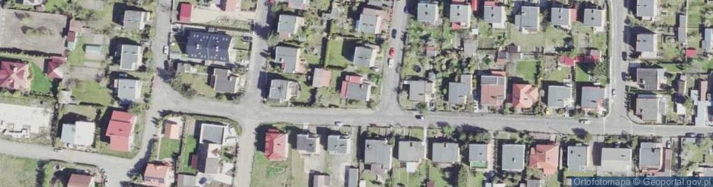 Zdjęcie satelitarne Współczesna ul.