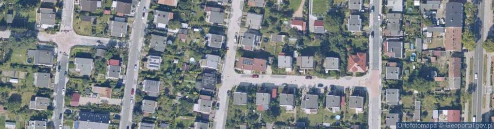 Zdjęcie satelitarne Współczesna ul.