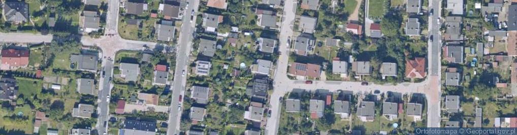 Zdjęcie satelitarne Współczesna ul.