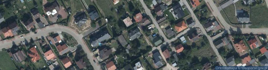 Zdjęcie satelitarne Współczesna ul.