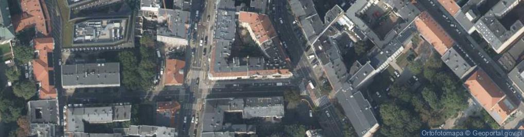 Zdjęcie satelitarne Wszystkich Świętych ul.