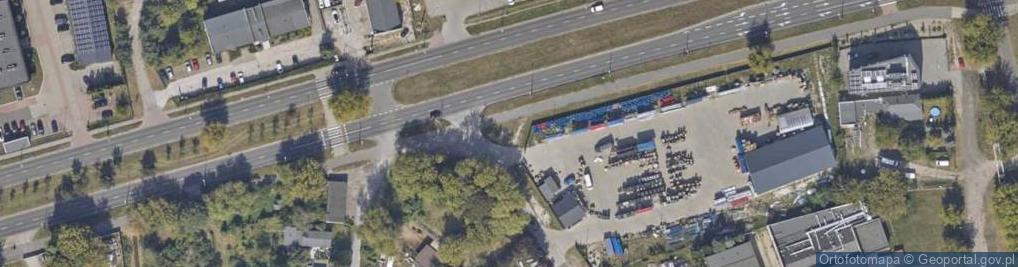 Zdjęcie satelitarne Wschodnia ul.
