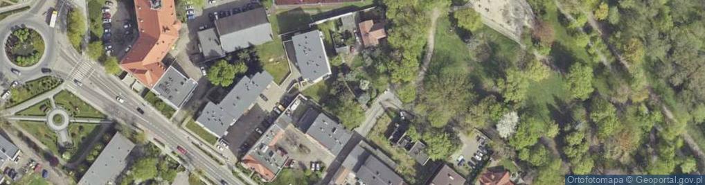 Zdjęcie satelitarne Wydarzeń Brzeskich 1966 r. ul.