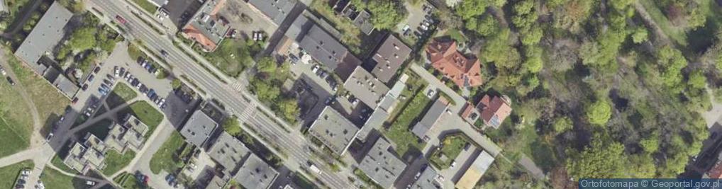 Zdjęcie satelitarne Wydarzeń Brzeskich 1966 r. ul.