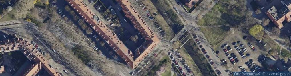 Zdjęcie satelitarne Wybrzeże Wojska Polskiego ul.