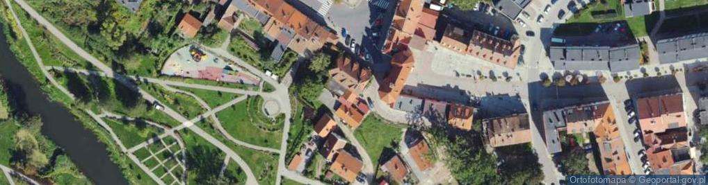 Zdjęcie satelitarne Wysokiej Bramy ul.