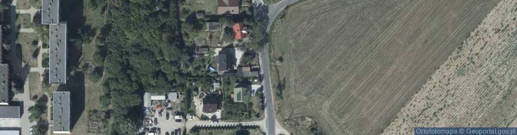 Zdjęcie satelitarne Wybudowanie Świerkówiec ul.