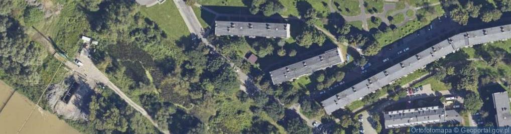 Zdjęcie satelitarne Wybrzeże Ojca Świętego Jana Pawła II ul.