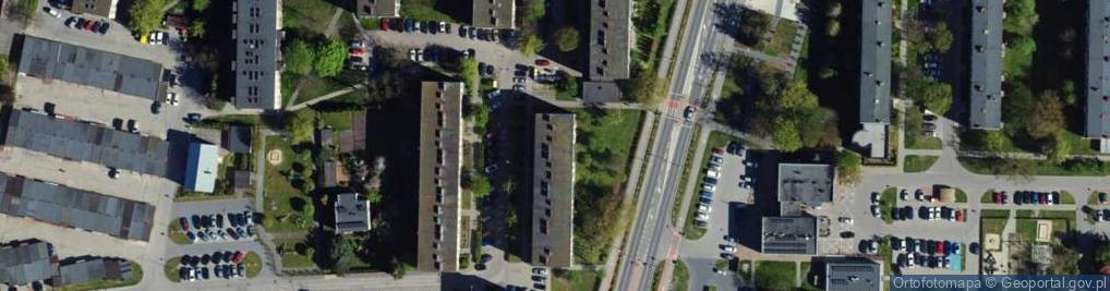 Zdjęcie satelitarne Wyspiańskiego Stanisława ul.