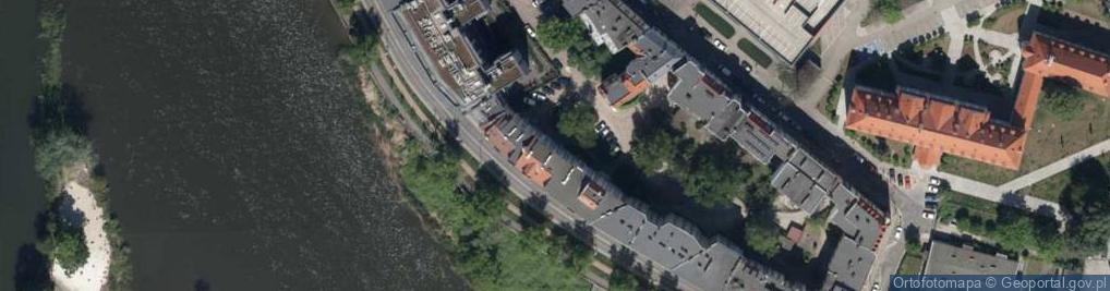 Zdjęcie satelitarne Wybrzeże Stanisława Wyspiańskiego ul.