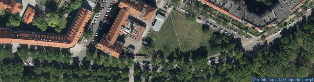 Zdjęcie satelitarne Wybrzeże Stanisława Wyspiańskiego ul.