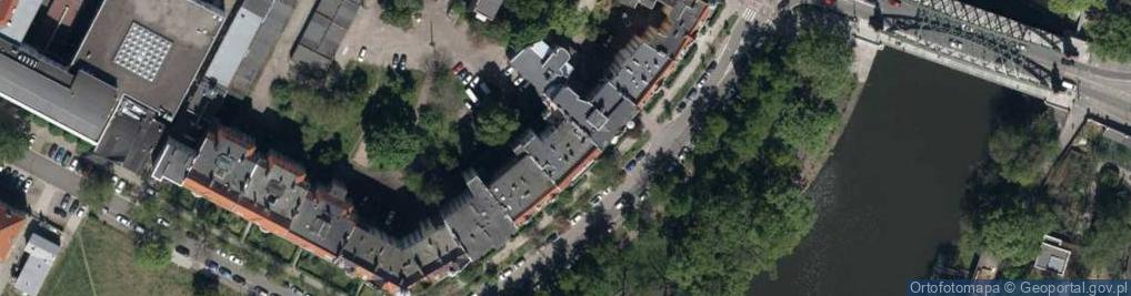 Zdjęcie satelitarne Wybrzeże Stanisława Wyspiańskiego ul.