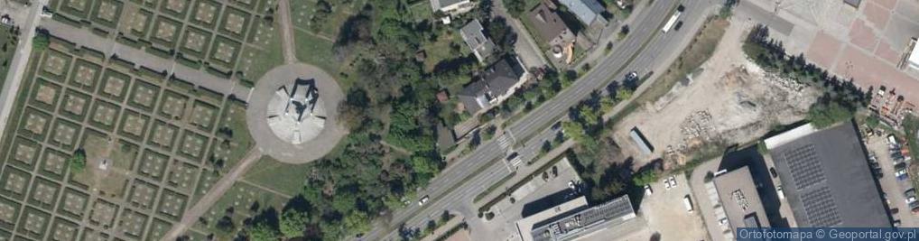 Zdjęcie satelitarne Wyścigowa ul.