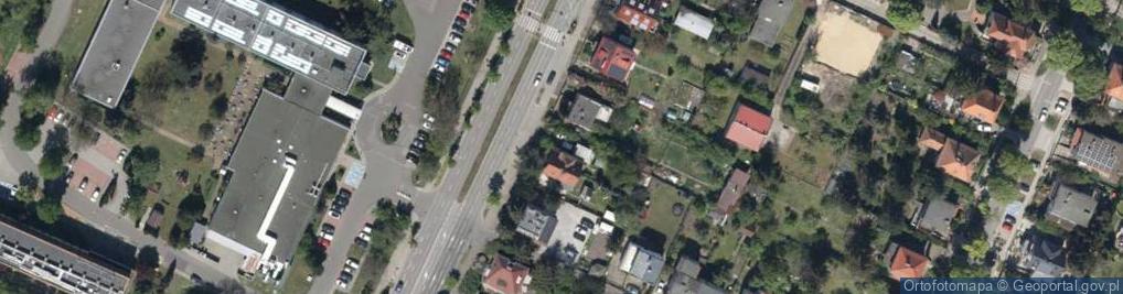Zdjęcie satelitarne Wyścigowa ul.