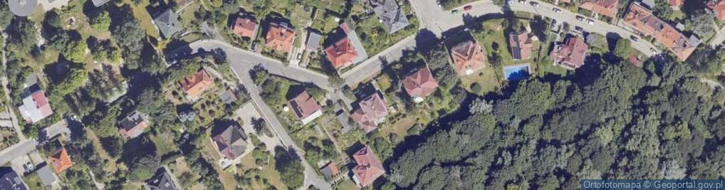 Zdjęcie satelitarne Wzgórze Partyzantów ul.