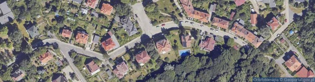Zdjęcie satelitarne Wzgórze Partyzantów ul.