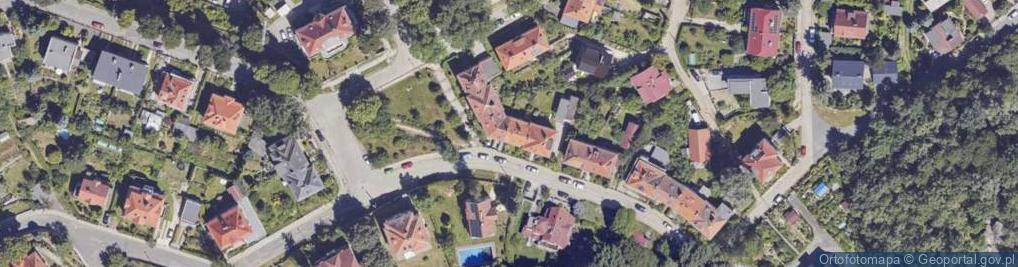 Zdjęcie satelitarne Wzgórze Partyzantów ul.