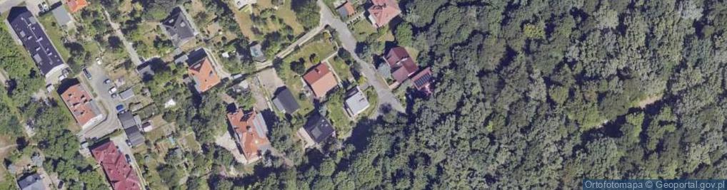 Zdjęcie satelitarne Wzgórze Partyzantów ul.