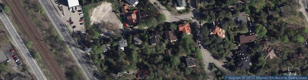 Zdjęcie satelitarne X Poprzeczna ul.
