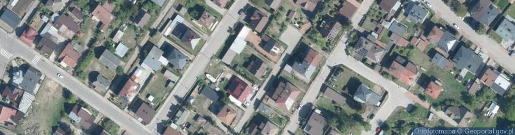 Zdjęcie satelitarne Zakątek ul.