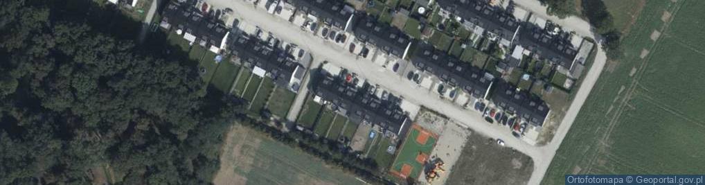 Zdjęcie satelitarne Za Dworkiem ul.