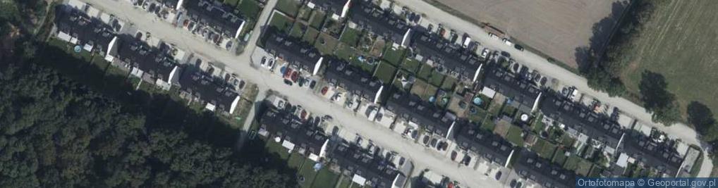 Zdjęcie satelitarne Za Dworkiem ul.