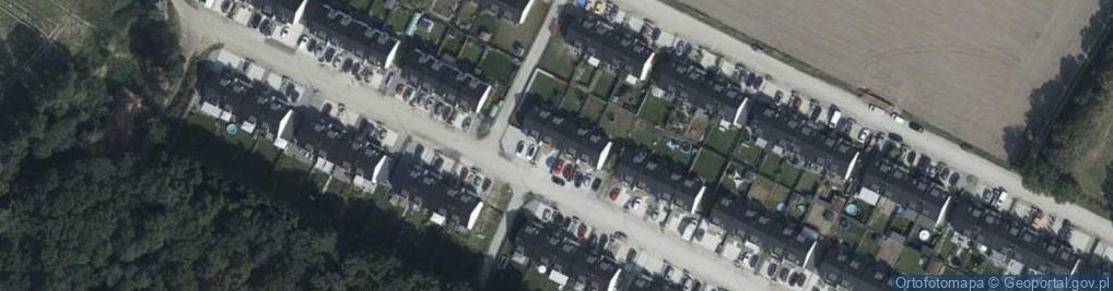 Zdjęcie satelitarne Za Dworkiem ul.