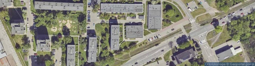 Zdjęcie satelitarne Zabrzańska ul.
