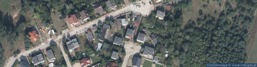 Zdjęcie satelitarne Zalesie ul.