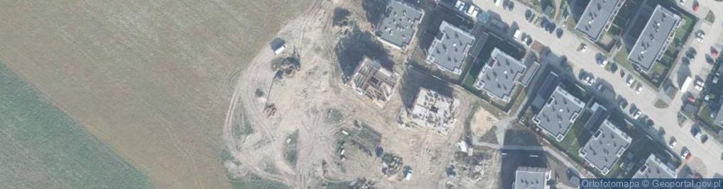 Zdjęcie satelitarne Zachodu Słońca ul.
