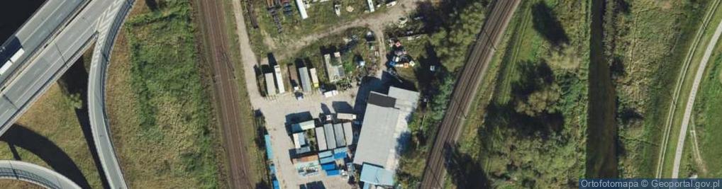 Zdjęcie satelitarne Zawiejska ul.