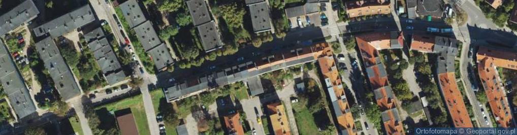 Zdjęcie satelitarne Zakopiańska ul.