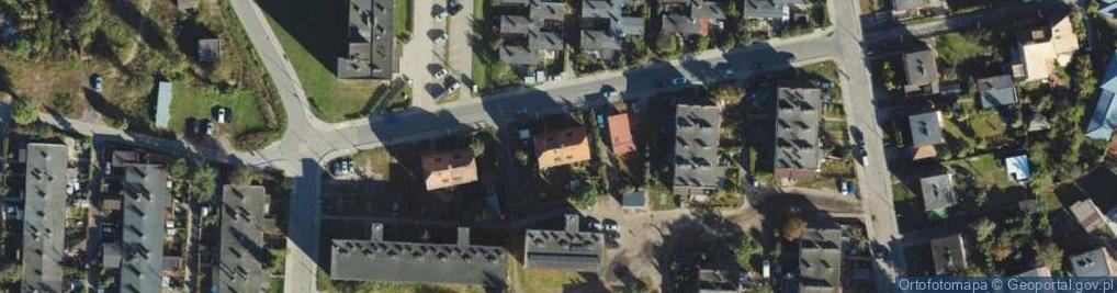 Zdjęcie satelitarne Zalesie ul.
