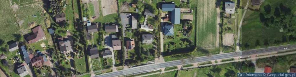 Zdjęcie satelitarne Zawierciańska ul.