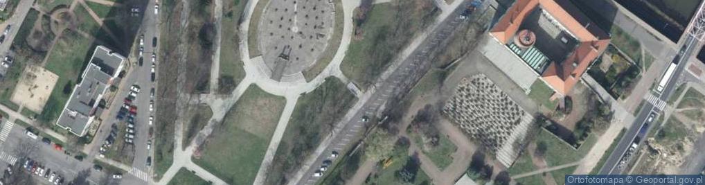 Zdjęcie satelitarne Zamkowa ul.