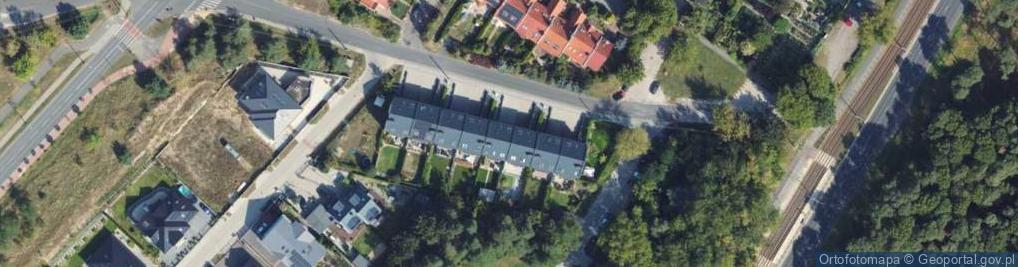 Zdjęcie satelitarne Zachodnia ul.