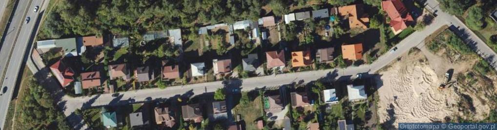 Zdjęcie satelitarne Zalesie ul.