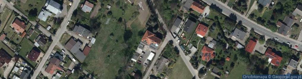 Zdjęcie satelitarne Zaułek Szkolny ul.